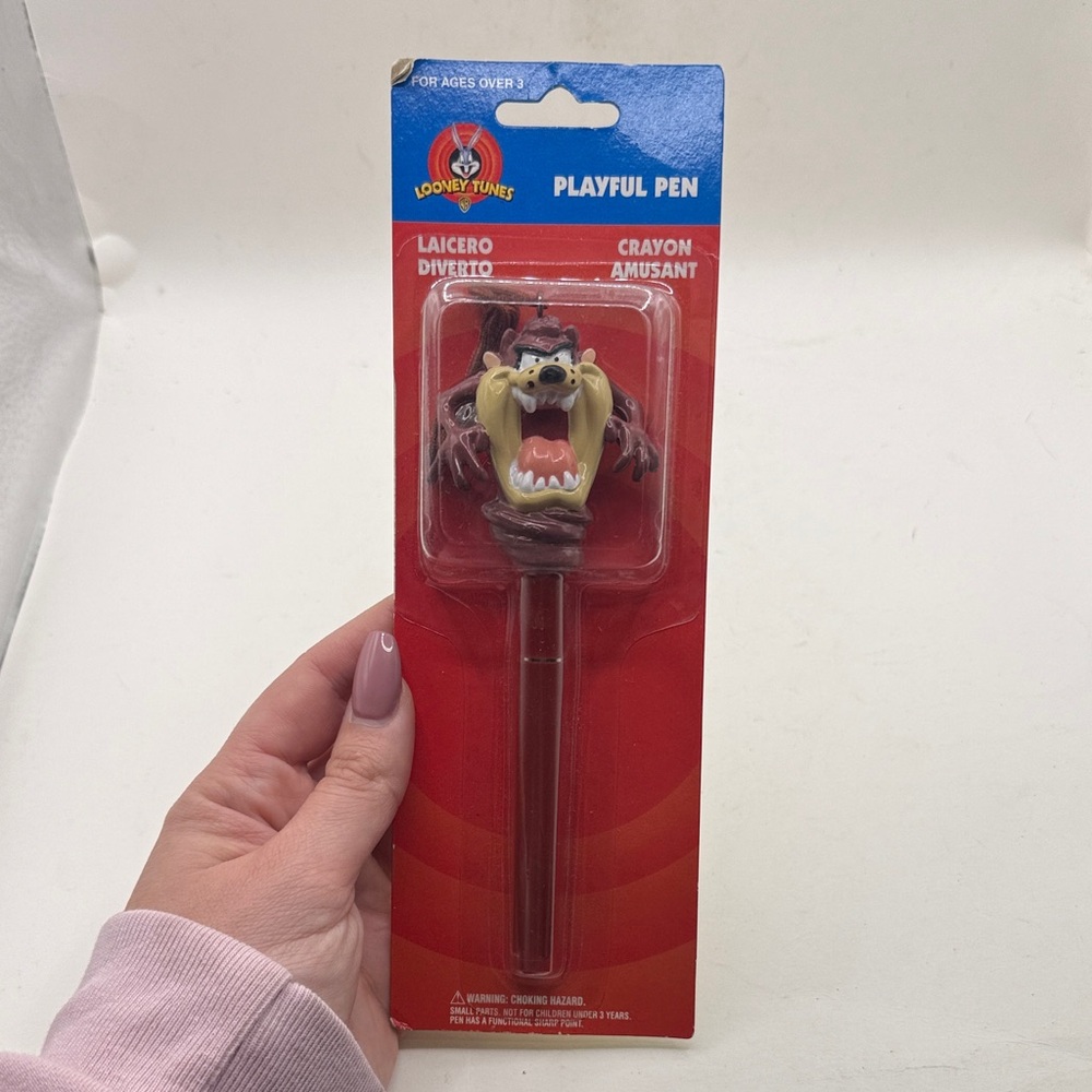 NWT NOS Vintage Warner Bros. Looney Tunes Taz Pen Collectible